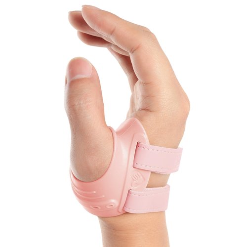 FORTEMOTUS CMC Thumb Brace, Upgrade Thumb Splint for CMC Joint Pain Relief and Support, Osteoarthritis, Tendonitis, Arthritis, CMC Joint Thumb Arthritis Brace: for Women Men (Pink, Right Hand, Medium)
