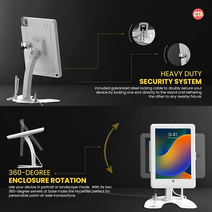 Dual Kiosk Stand – CTA Security Stand