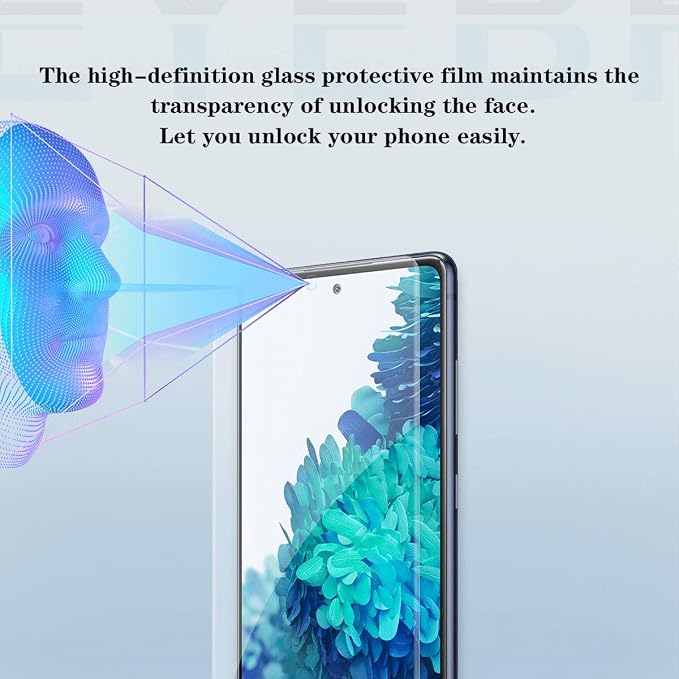 Galaxy S20 FE HD Clear Tempered Glass Screen Protector + Camera Lens Protectors
