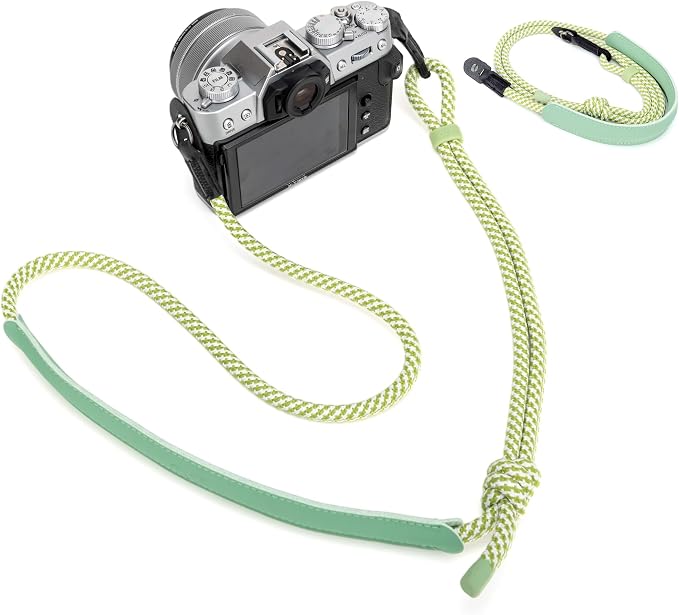 128cm Adjustable Vintage Braided Rope Vintage Camera Neck Shoulder Strap