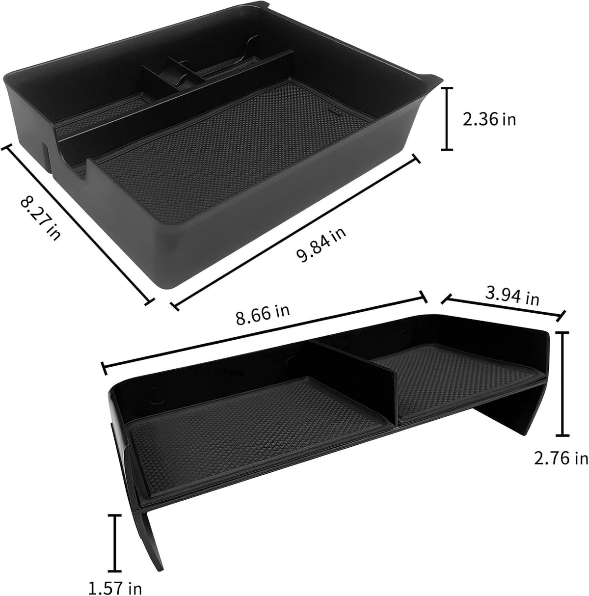 Zxiaochun 2PCS Center Console Organizer for 2023 2024 2025 2026 Honda Pilot