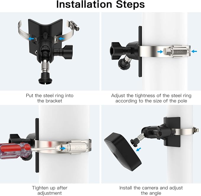 HOLACA Blink Camera Pole Mount Blink Outdoor Mount Compatible