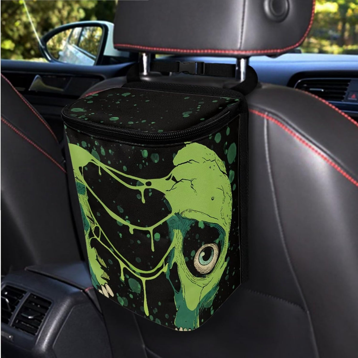1.2 Gallon Odor-Free Zipper Hanging Car Garbage Bag