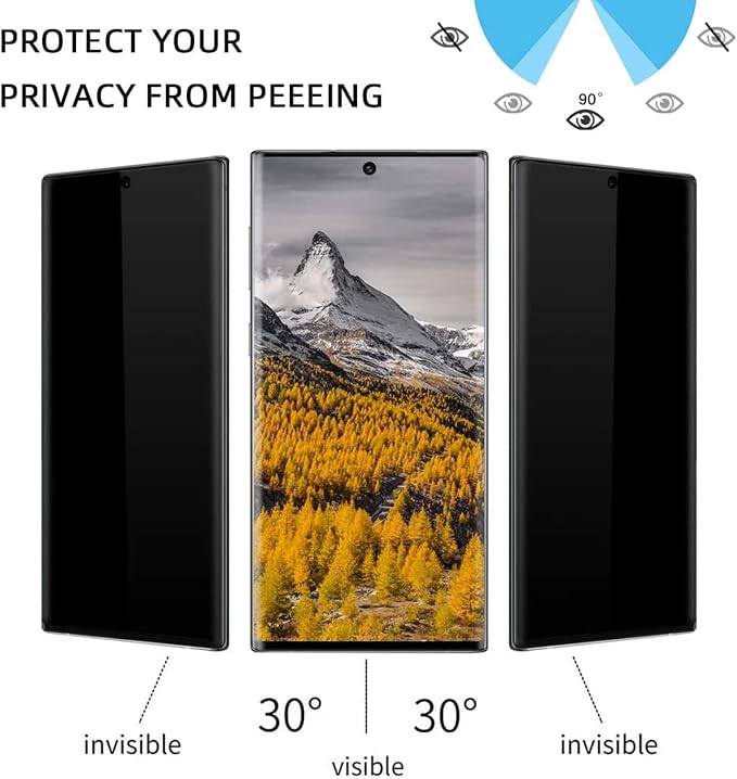 XDesign [2+2 Pack Galaxy S22 Ultra Screen Protector, 9H Tempered Glass Scratch