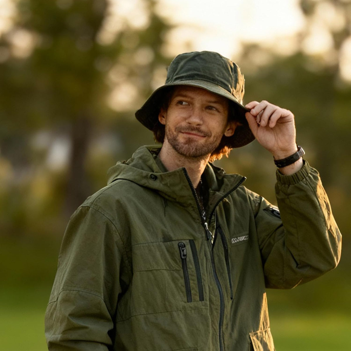 Skiennix Quick Dry Bucket Hat - Packable Rain Hat with Detachable Chin Strap for Outdoor Fishing