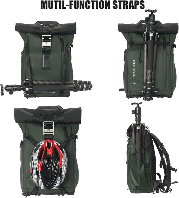 Besnfoto Camera Backpack, Waterproof Travel Camera Bag