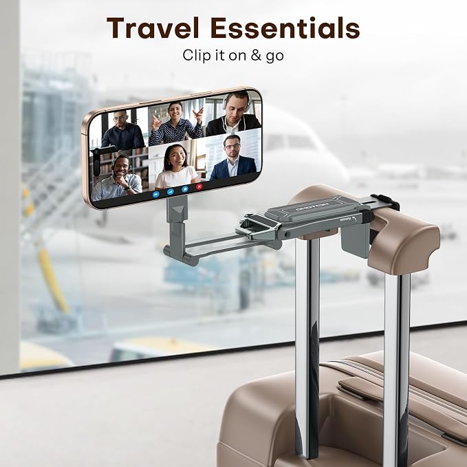 OMOTON TP02 360°Rotating for MagSafe Tripod Mount, Adjustable Aluminum Magnetic