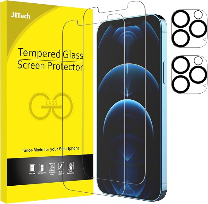 JETech Screen Protector for iPhone 12 Pro 6.1-Inch