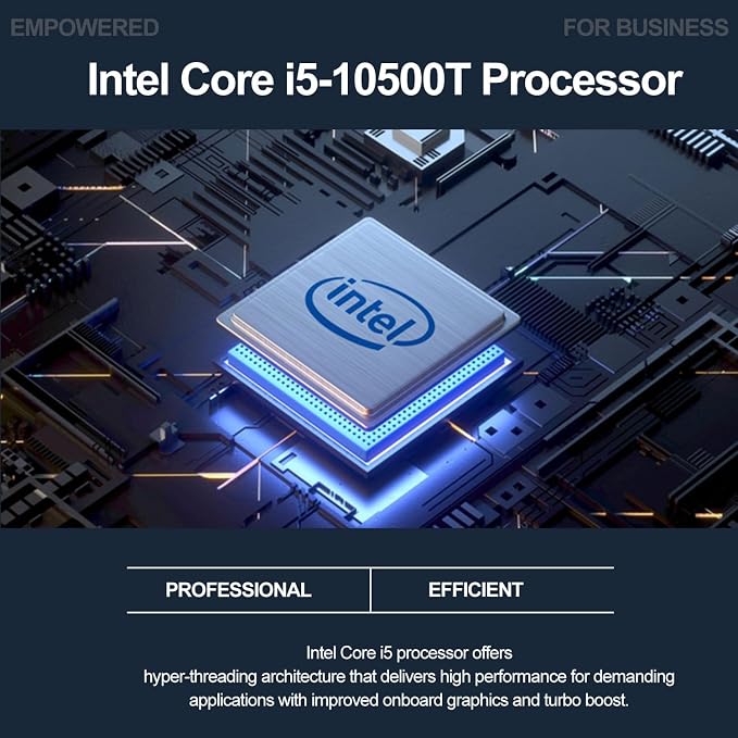 Dell OptiPlex 3080 Micro PC | Intel Core i5-10500T | 16GB RAM | 512GB SSD | Windows 11 Pro | Wi-Fi+ BT | Mini Desktop Computer (Renewed) (16GB RAM + 512GB SSD)
