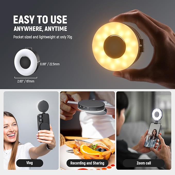 NEEWER ENTRY LEVEL VERSION Magnetic Selfie Light Compatible