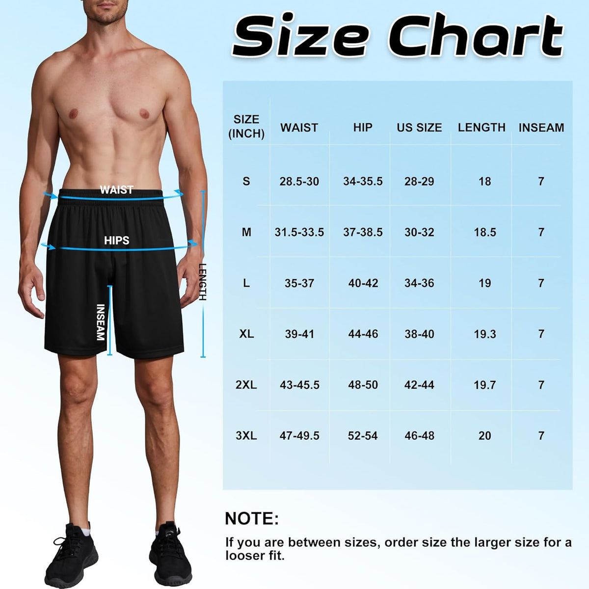 Skiennix Men's Athletic Shorts - Quick Dry 7 Inch Inseam for Basketball & Gym | Elastic Waistband & Pockets