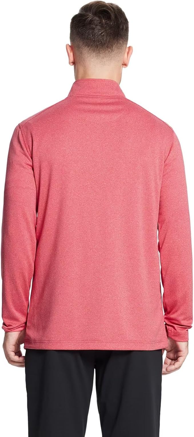 M MAELREG Quarter Zip Golf Pullover Men Dry Fit Long Sleeve Performance Wicking Mock Neck 1/4 Zip Pullover Mens Sweatshirt