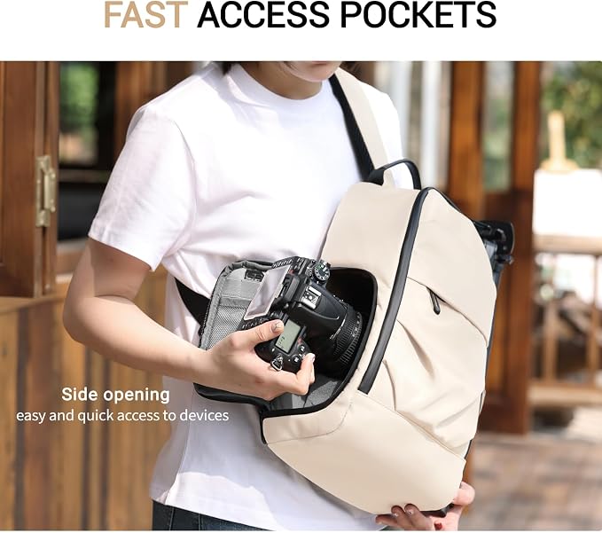 TAAOKA Camera Sling Bag for Photographe – Waterproof Crossbody Camera Bag