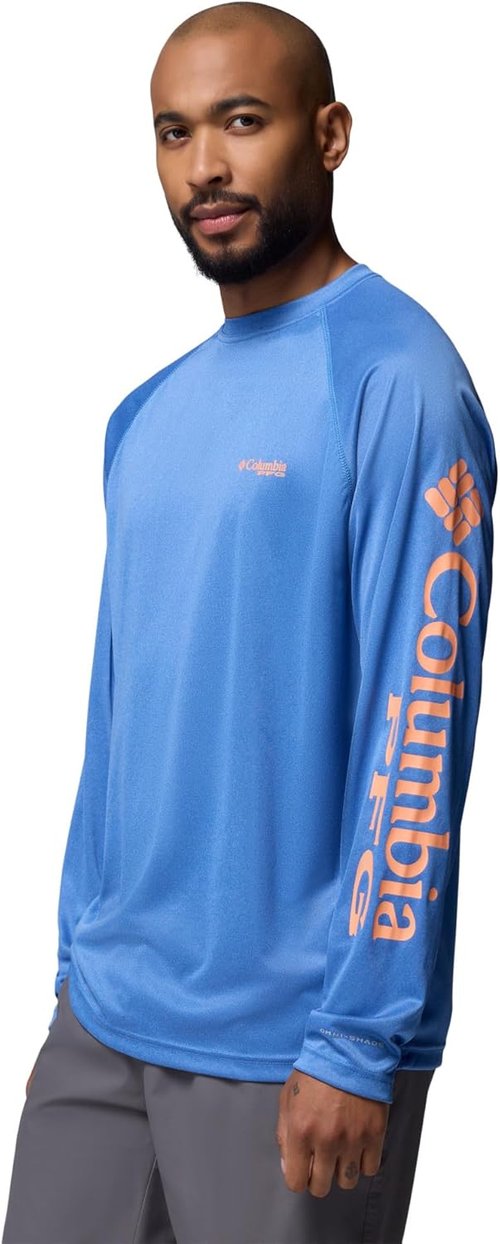 Columbia Men's PFG Terminal Tackle Long Sleeve Fishing Shirt - Quick-Dry Comfort & UV Protection