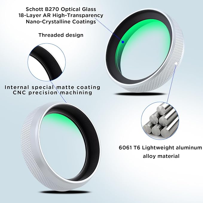 Haoge LUV-X54W Metal Lens Hood