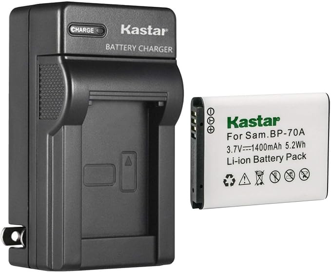 Kastar 1-Pack BP-70A Battery and AC Wall Charger Replacement