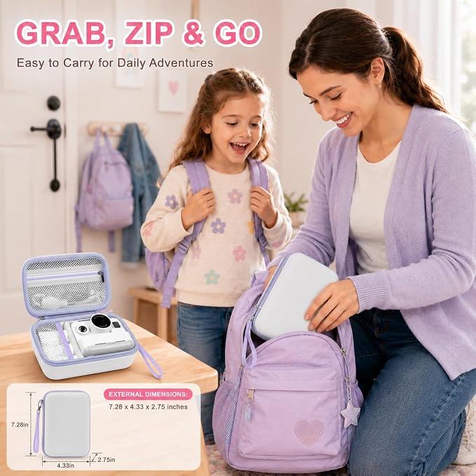 kids Instant Print Camera Case Compatible