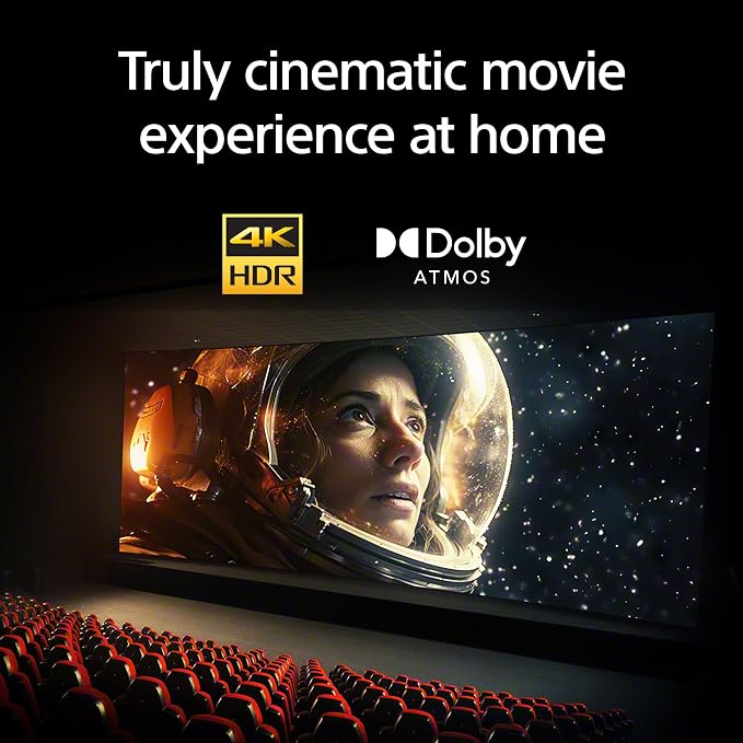 Sony 55 Inch BRAVIA 3 II LED 4K HDR Smart Google TV with Gemini K-55XR30M2 | XR Processor with AI Technology, Dolby Vision/Atmos, 120Hz Refresh Rate, 4K movie credits included, 4xHDMI 2.1, PS5 Features