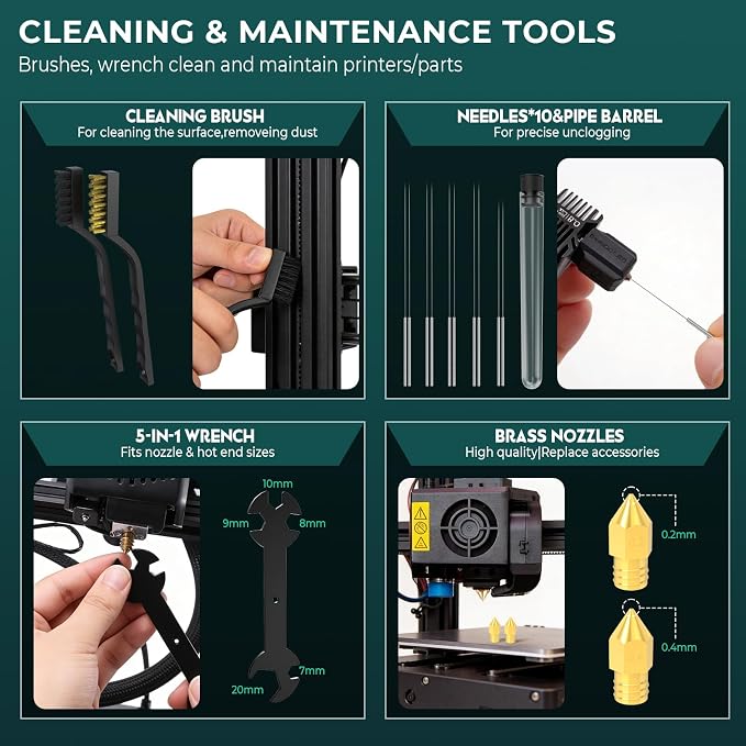 3D Printer Tools Kit, Removal Scraper, Engraving Knife, Wire Cutter