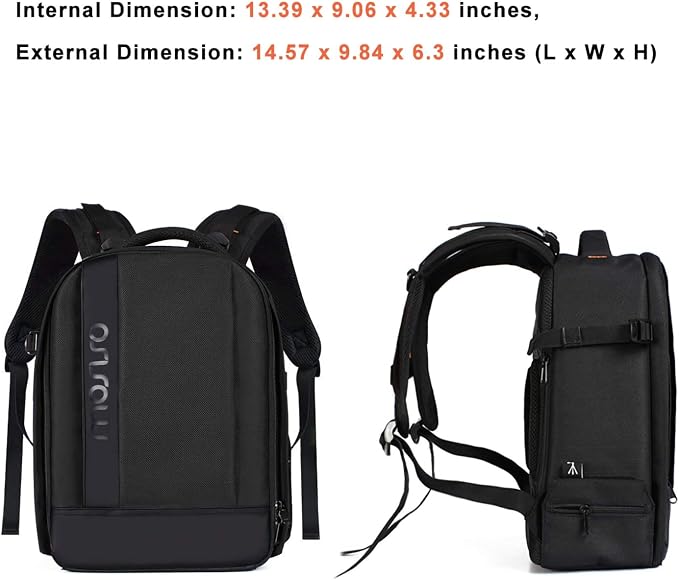 MOSISO Camera Backpack, DSLR/SLR/Mirrorless Photography Backpack Buffer Padded