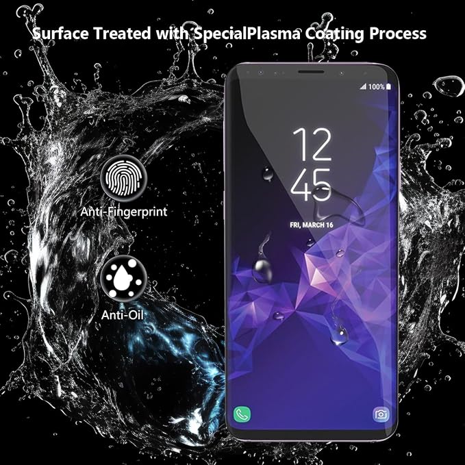 3 Pack for Samsung Galaxy S9 Screen Protector Flexible TPU Film Not Tempered