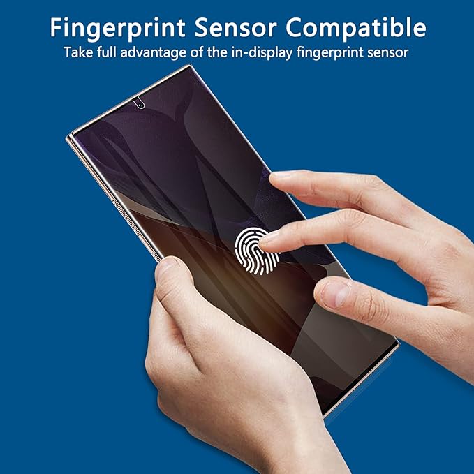 LYWHL Anti-Spy Black Full Adhesive Flexible Film + Camera Lens Glass Protector