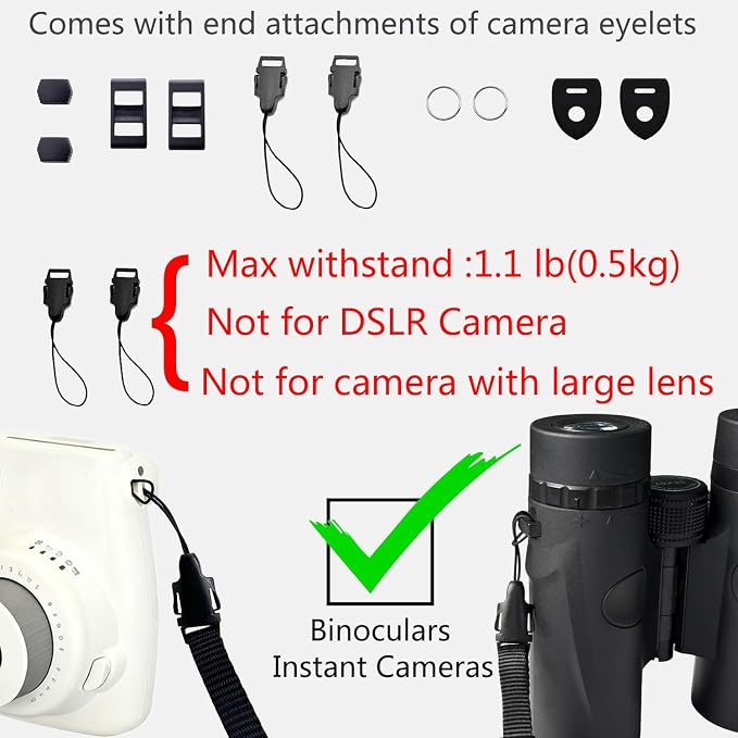 Camera Neck Strap Thin, Binocular Strap