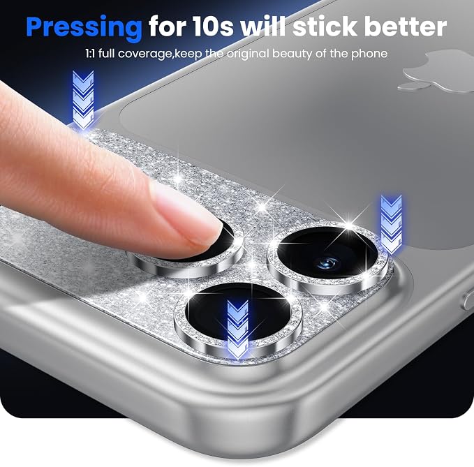 WSKEN for iPhone 17 Pro Max Camera Lens Protector, Metal Aluminum Alloy