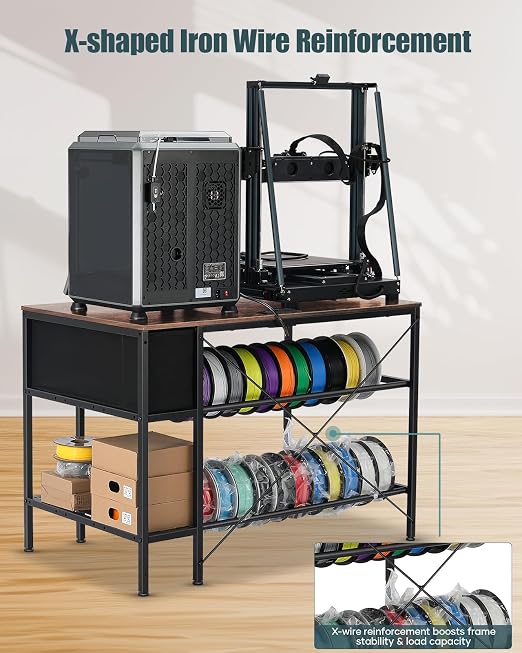 AHOWPD 3D Printer Table with Filaments Storage