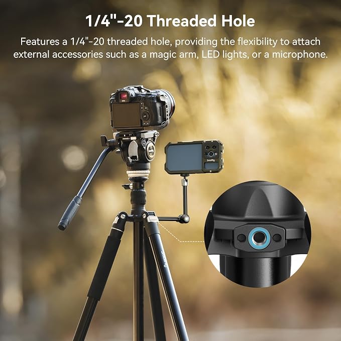 SmallRig CT210 Video Tripod, Professional Camera Tripod Compatible