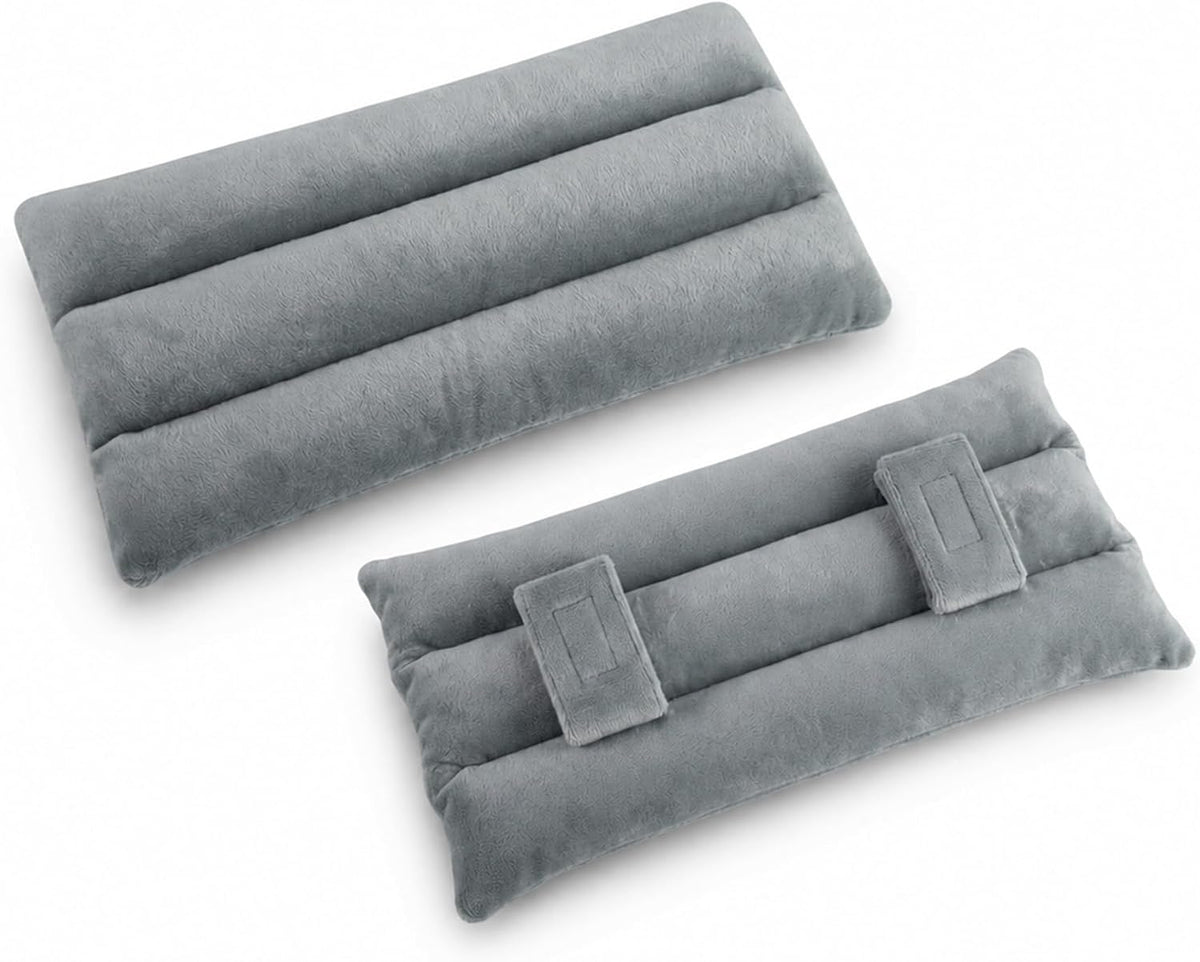 Seat Belt Pillow Post Surgery Mastectomy Seatbelt Cushion for Abdominal Hysterectomy Heart Surgery Recovery Support Stable Non Slip Adult Car Ride Comfort Padding Grey