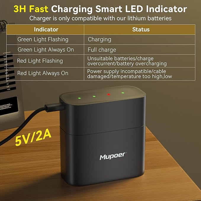 Rechargeable AA Batteries Lithium