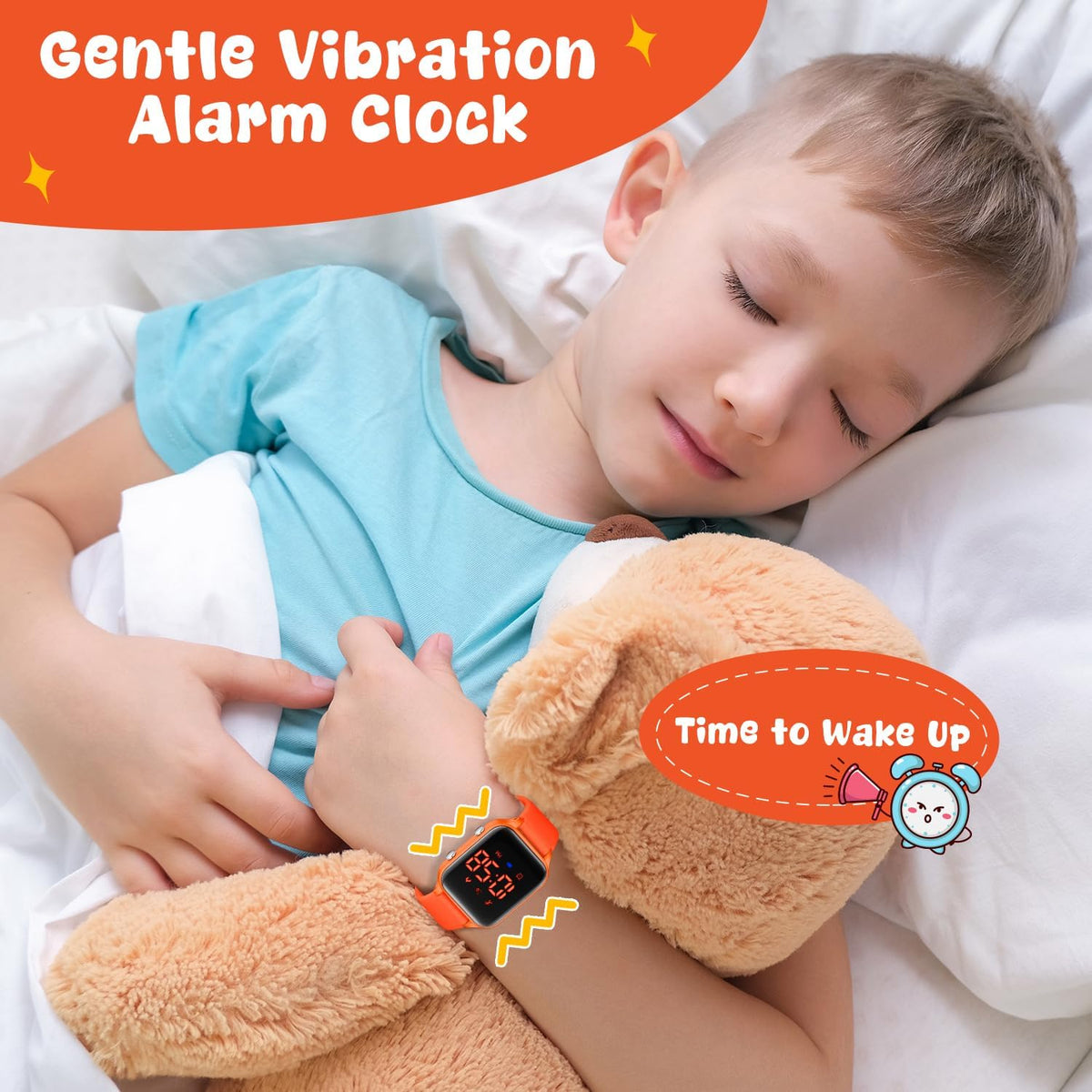 Skiennix Kids Digital Watch - Waterproof Sports Watch with Fitness Tracker & Pedometer | Ages 5-14
