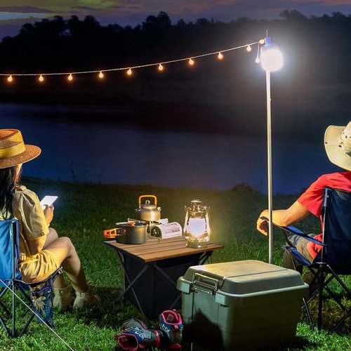 Audoyon Foldable Camping Side Table, Ultralight Small Beach Aluminum, Portable Outdoor Table with Carry Bag and Storage for Picnic, Grill, Hiking, Fishing, Sand, Camping, Nature