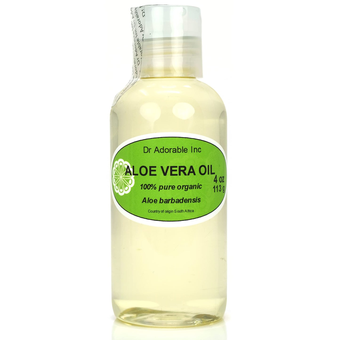 Dr Adorable - 4 Oz - Aloe Vera Oil - 100% Pure Natural Organic