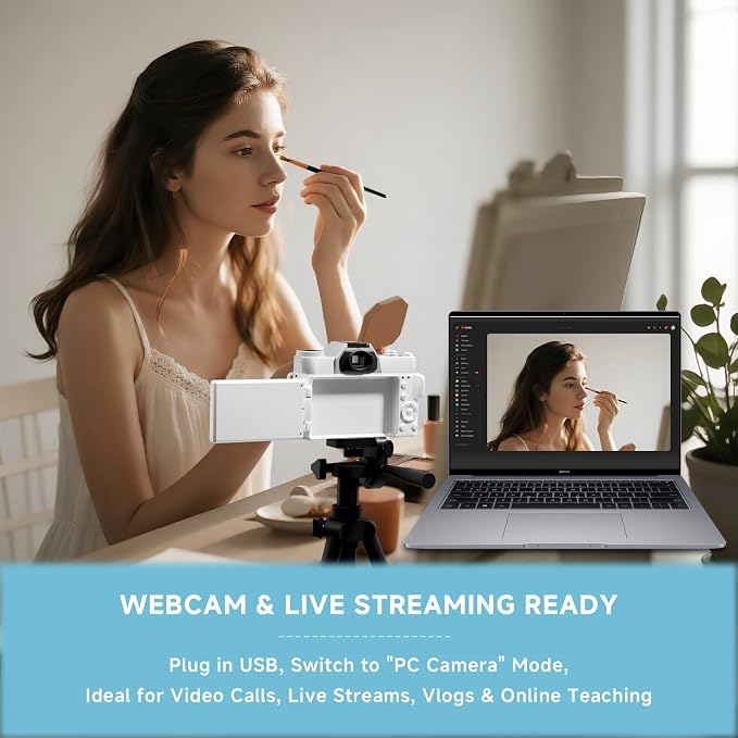 6K Digital Camera for Photography Autofocus, 2026 Upgraded WiFi Vlogging Camera