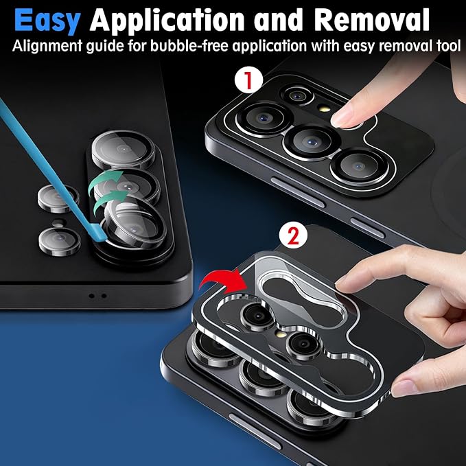 SiHPuoy 2 Sets Camera Lens Protector