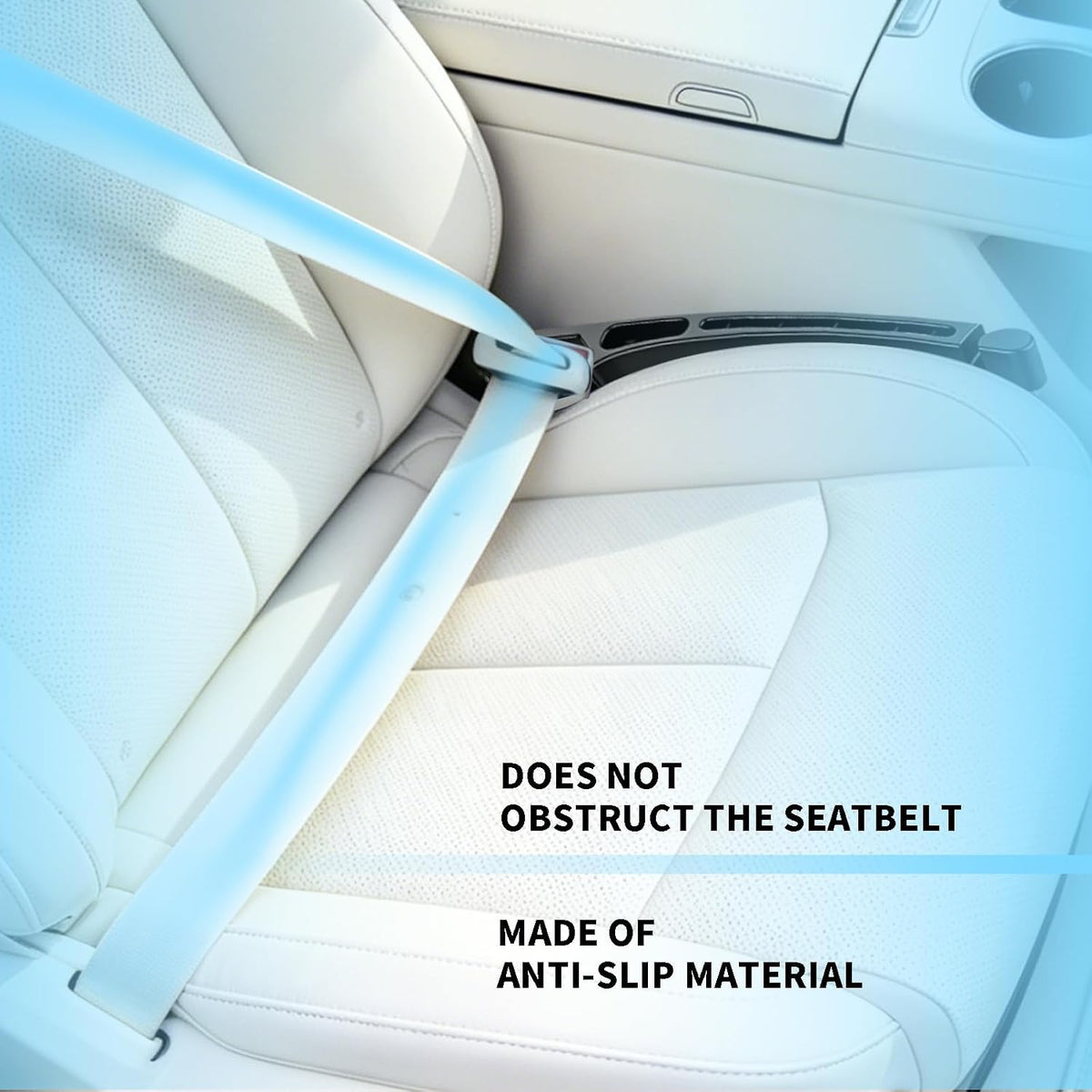 Car Seat Gap Filler 2PCS, Storage Organizer Prevents Items from Falling