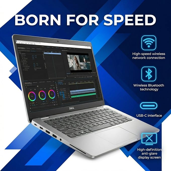 Dell Latitude 5420 14-Inch 1920 x 1080 FHD Laptop, Core i7-1185G7, 16GB DDR4 RAM, 512GB M.2 NVMe SSD, Thunderbolt 4, HDMI, Windows 11 Pro, Webcam, Business Laptop (Renewed)