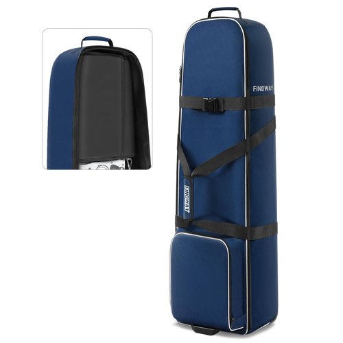 findway Golf Travel Bag, Golf Travel Bag for Airlines with Wheels, 900D Heavy Duty Polyester Oxford Soft-Sided with Club Protection Liner, Universal Size