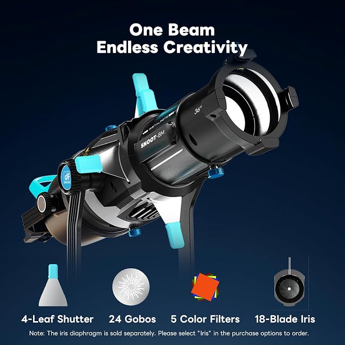 Bowens Mount Optical Snoot Photography, Spotlight Snoot Gobos kit