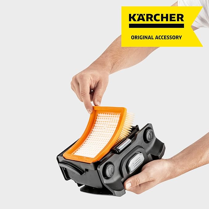 Kärcher Flat Pleated Filter for Karcher Wet Dry Vacuum - Compatible with WD 4, WD 5/P and WD 6 P S Wet Dry Vacs - Reusable Filter