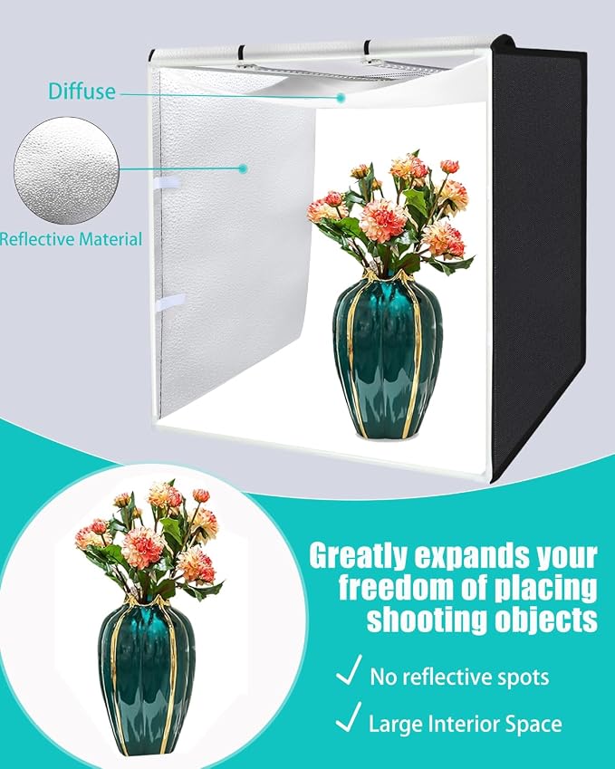 Light Box Photography, PULUZ 31'' Portable Photo Studio Light Box