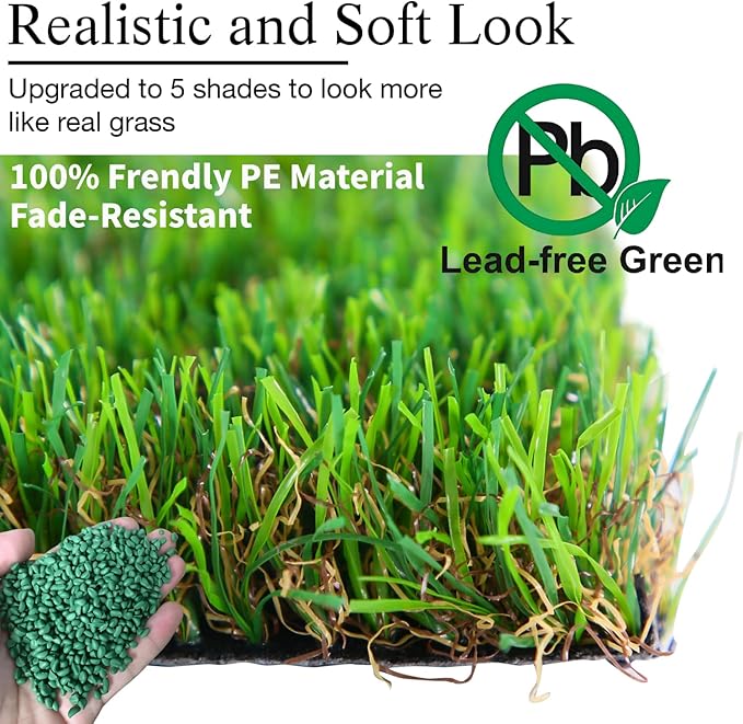 GLOBREEN Artificial Grass Table Runner 72 Inches Green Christmas Mantle Decor Table Centerpiece Football Golf Party Decorations Faux Turf for Wedding Birthday Dining Baby Shower