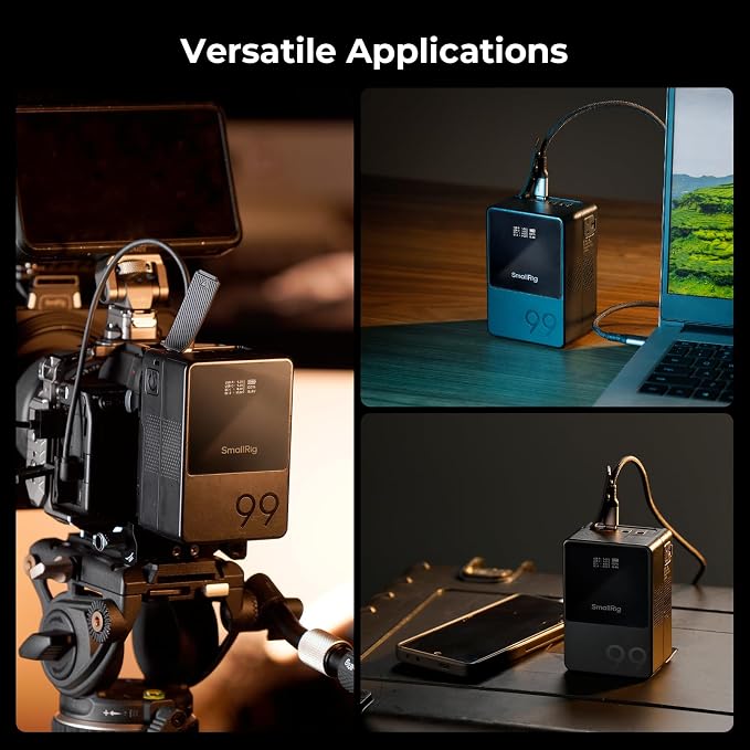 SMALLRIG V Mount Battery VB99, 99Wh / 6800mAh V Lock Battery