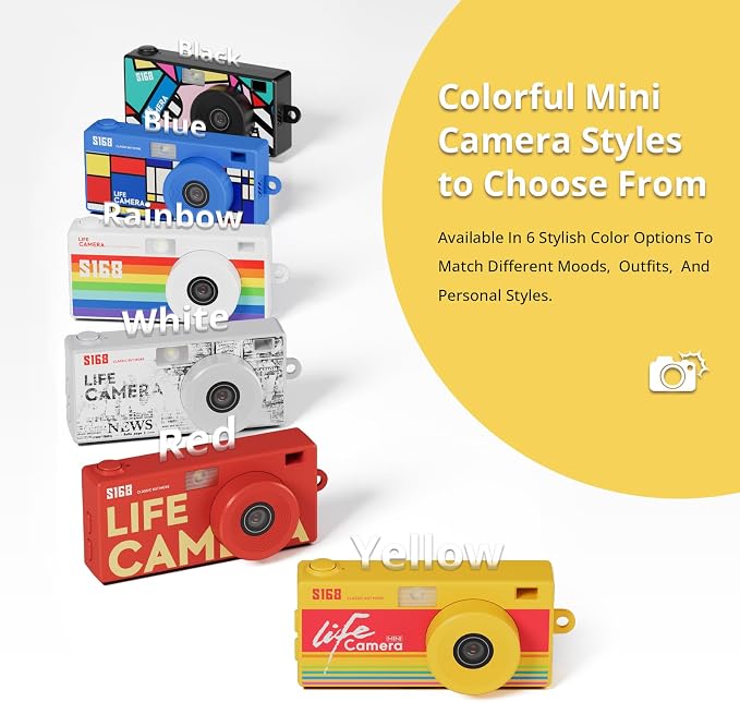 Mini Keychain Digital Camera, 1440P Video, 2MP Photos, 16GB Card, Type C