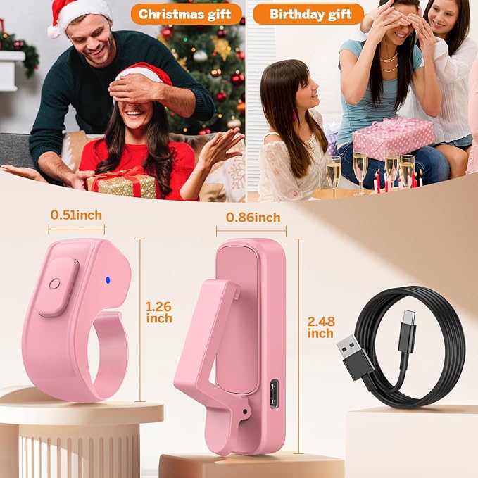 Page Turner Ring for Kindle, Remote Control for iPhone iPad Android Tablets