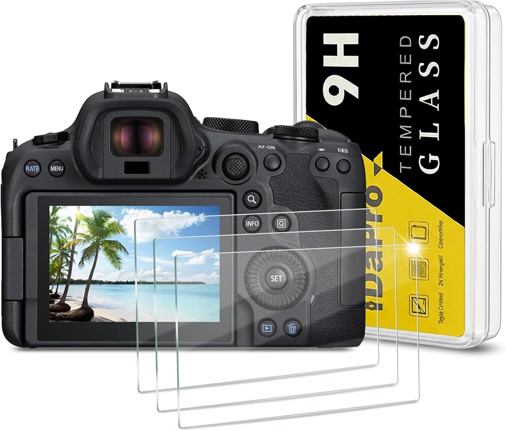 iDaPro Screen Protector for Canon EOS R6 Mark III/Mark II/Mark V/R6V/R6/R6V