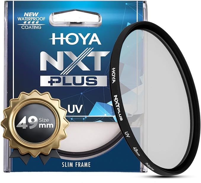 Hoya NXT Plus 49mm UV Filter — Schott B270 Clear Glass