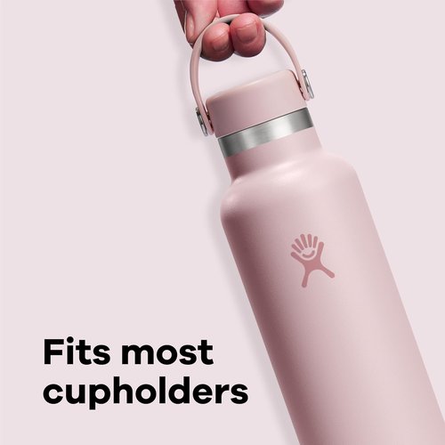 Hydro Flask Water Bottle - Insulated Stainless Steel - Leakproof & Non-Spill | 21 Oz White